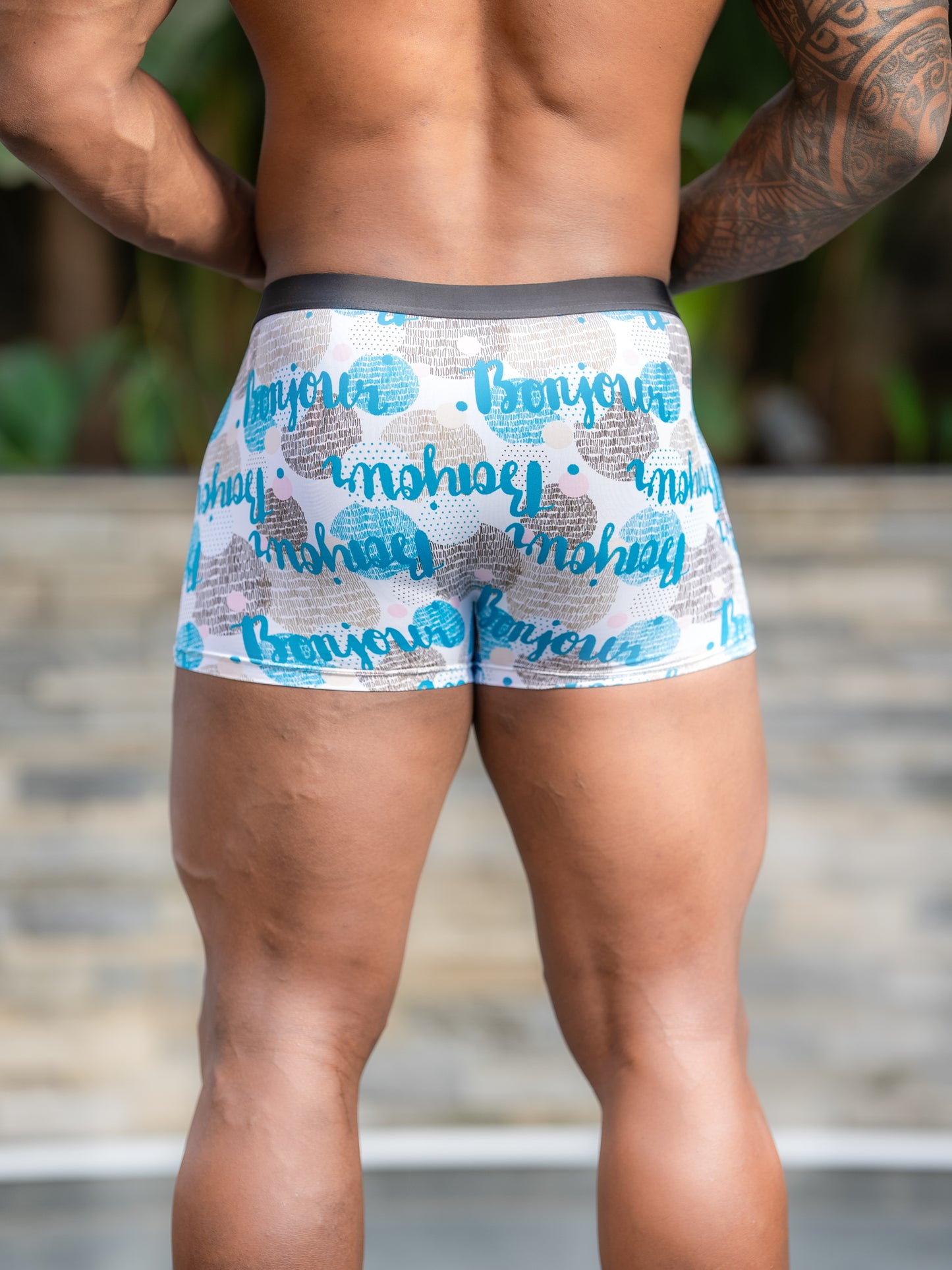 GT Dry Fit Boxers/ Trunks - Sports Free Size 26"-32" Bonjour (Mens underwear/ briefs)