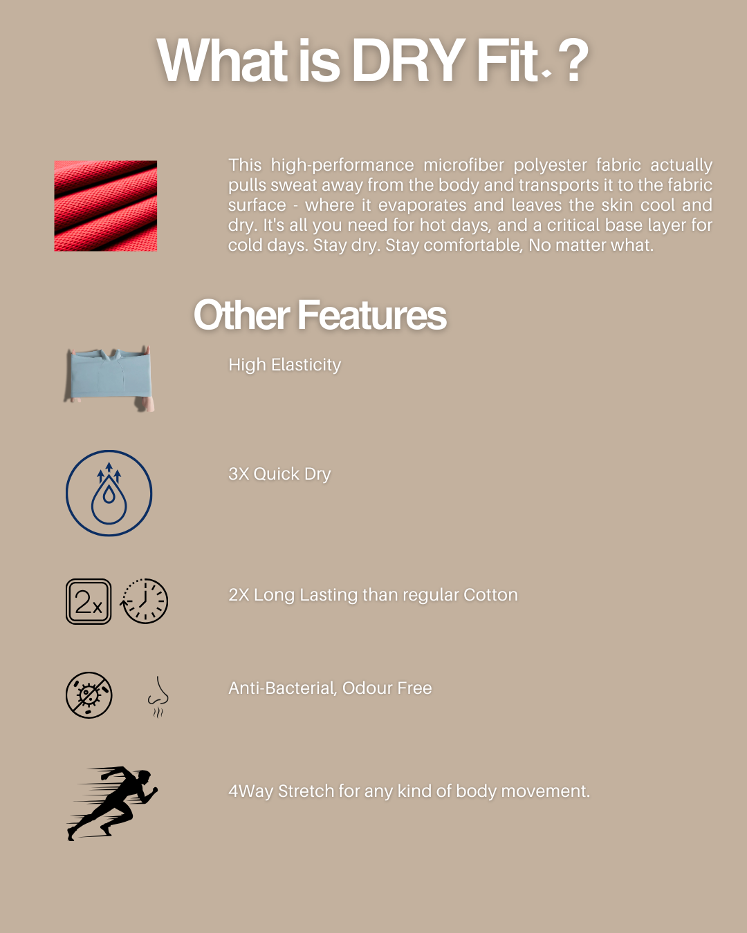 GT Dry Fit Boxers/ Trunks - Sports Free Size 26"-32" BYC (Mens underwear/ briefs)