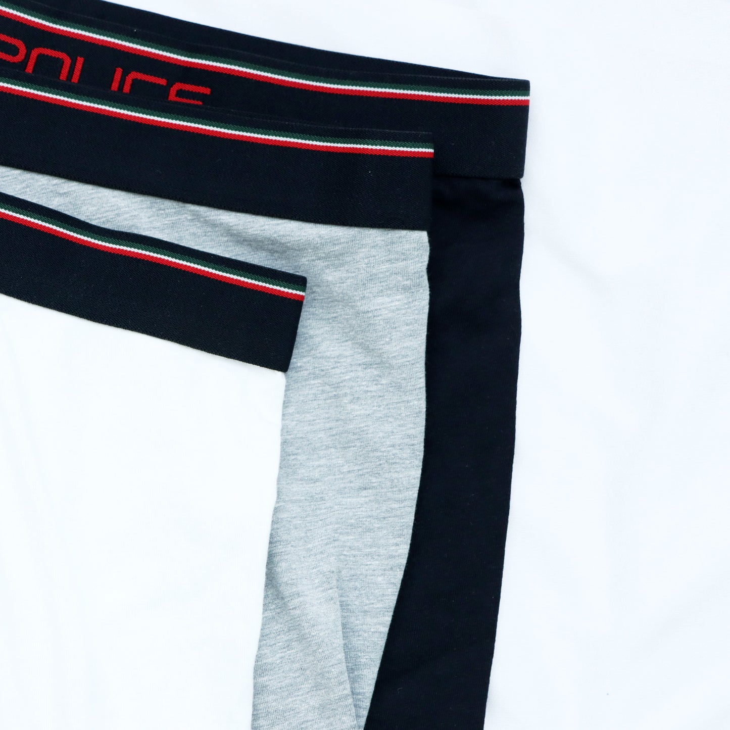 POLICE MENS BOXER/ TRUNKS WHITE GREY BLUE