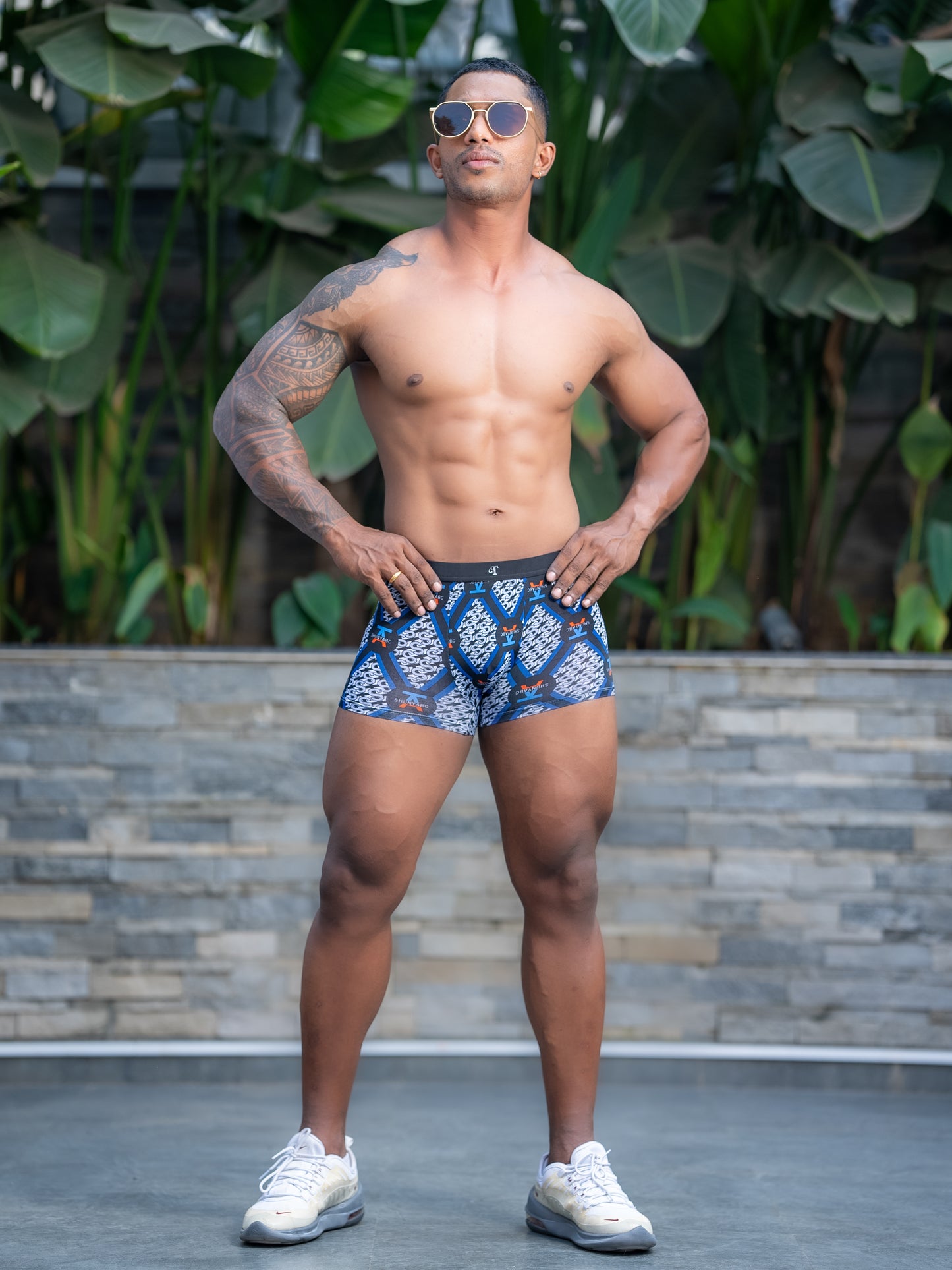GT Dry Fit Boxers/ Trunks - Sports Free Size 26"-32" Shunya         (Mens underwear/ briefs)