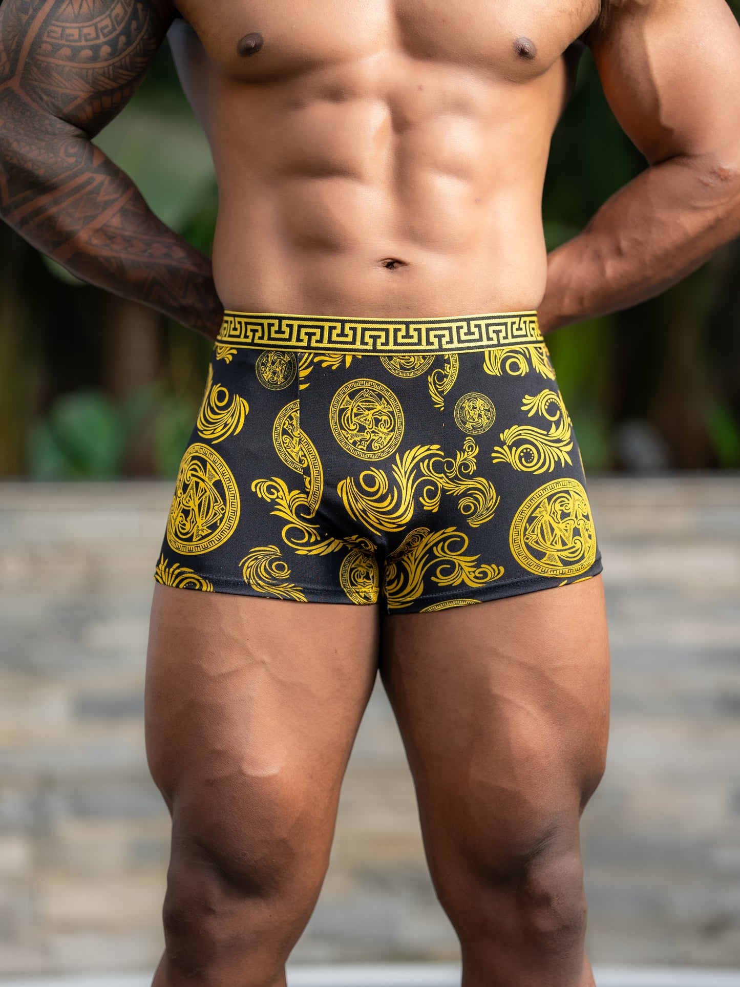 GT Dry Fit Boxers/ Trunks - Sports Free Size 26"-32" BYFS       (Mens underwear/ briefs)