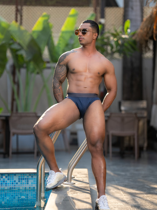 Men's Super Bio wash Cotton Solid Poco Brief / Antimicrobial Brief with Ultrasoft Concealed Waistband / Innerwear  MTOE