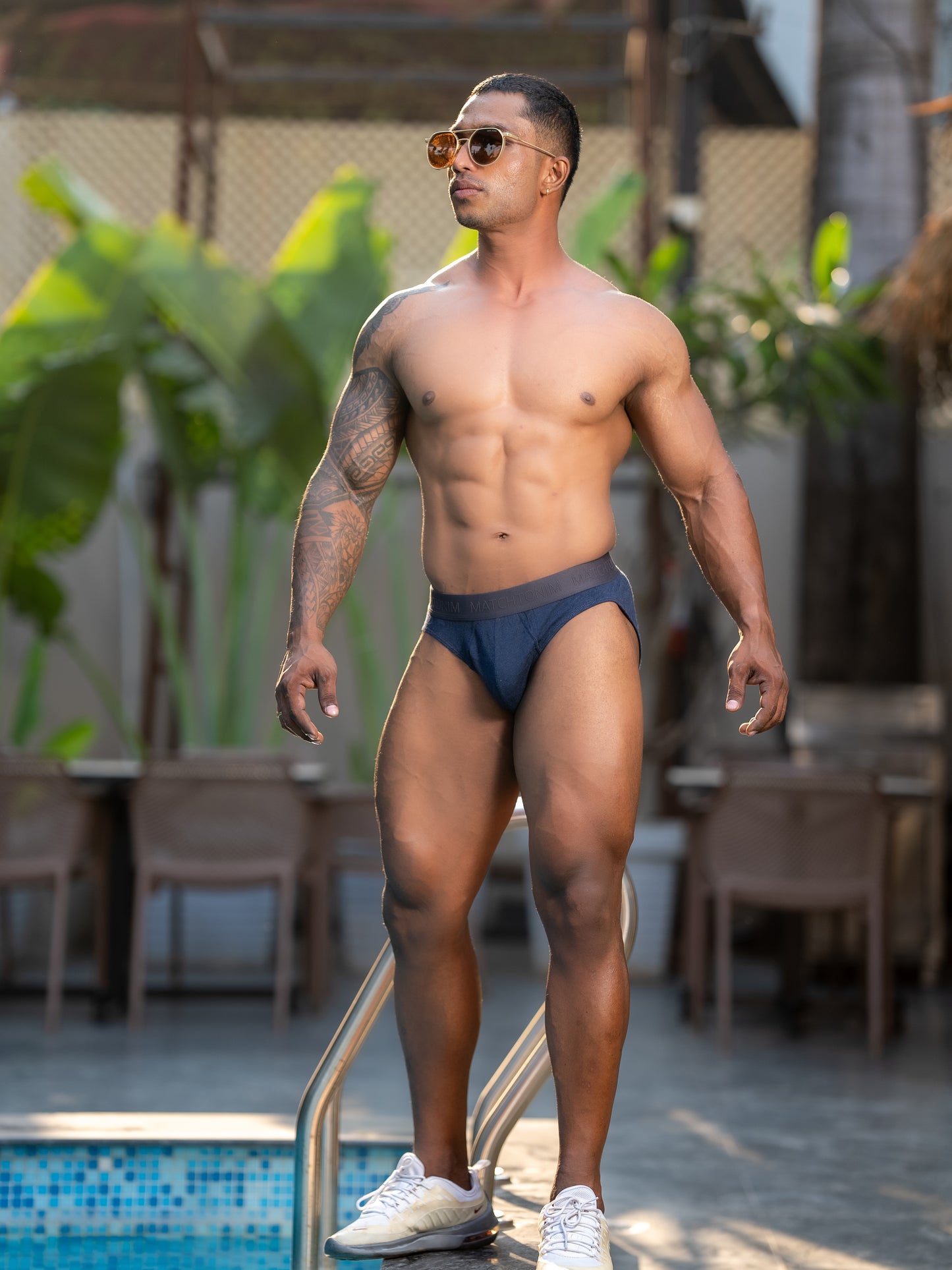 Men's Super Bio wash Cotton Solid Poco Brief / Antimicrobial Brief with Ultrasoft Concealed Waistband / Innerwear  MTOE